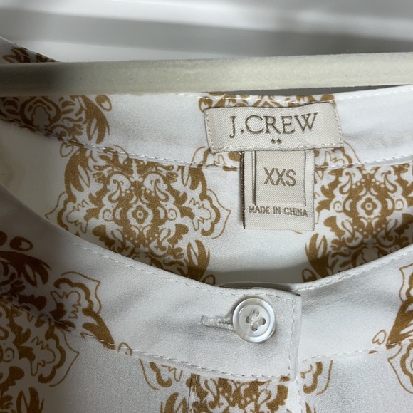 NWOT JCREW BUTTON DOWN XXS. - Picture 3 of 3